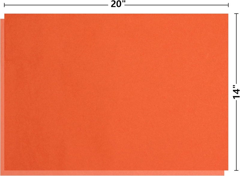 ROSYJUNE 120 Sheets Halloween Tissue Paper for Gift Bags, 20" x 14" Black Orange Purple Wrapping Tissue Paper for Halloween Decoration DIY Craft - Image 2